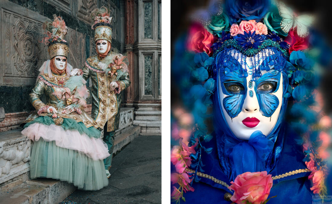 Kostýmy Benátského karnevalu 2024