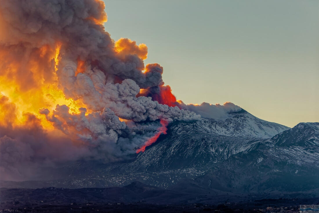 Az Etna kitörése 2011. február 16-án