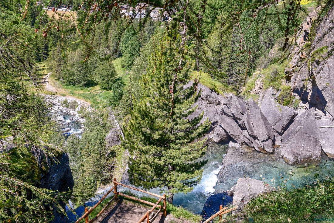 Lillaz-Wasserfälle - Gran Paradiso