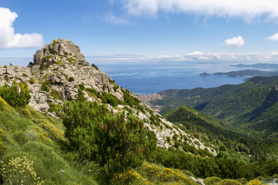 Elba - Monte Capanne, nejvyšší vrchol ostrova