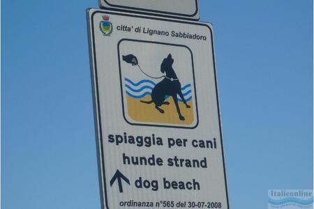 Plaża dla psów w Lignano